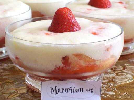 Dessert: Tiramisu aux fraises