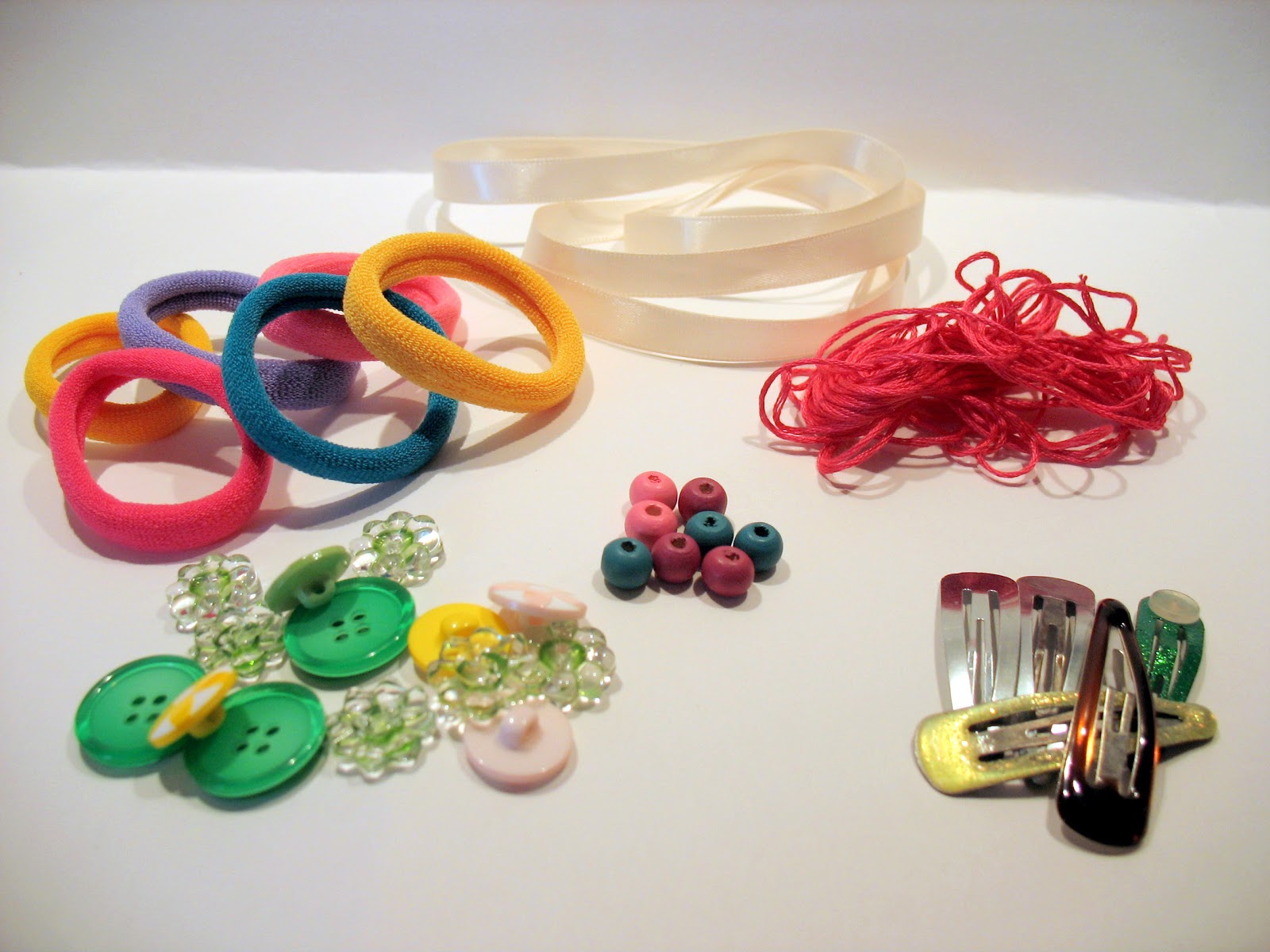 DIY Handmade Hair Clips with Buttons Ef Zin Creations