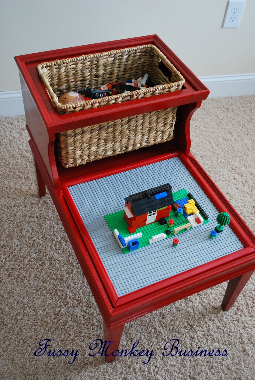 Fussy Monkey Business LEGO Table