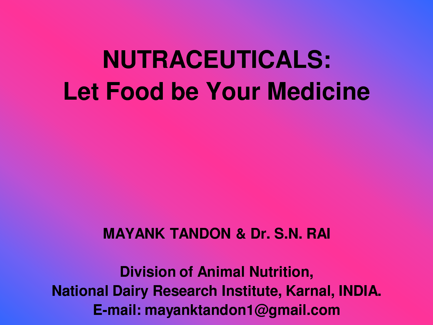 JAMU GODOG KENDHIL KENCANA NUTRACEUTICAL 5 Definition and Introduction