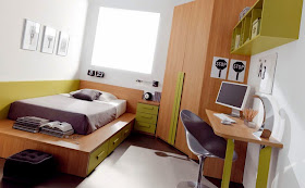 Dormitorios con Escritorios Funcionales para Estudiantes : Decoración