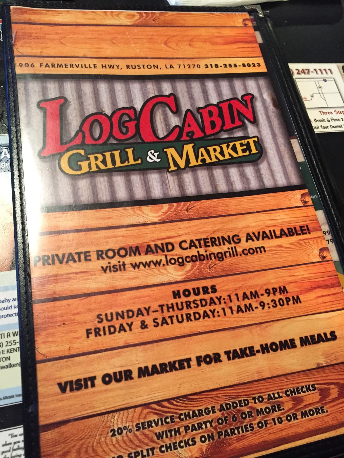 Experience Ruston Tori S Travels A Tasty Trip To Log Cabin Grill