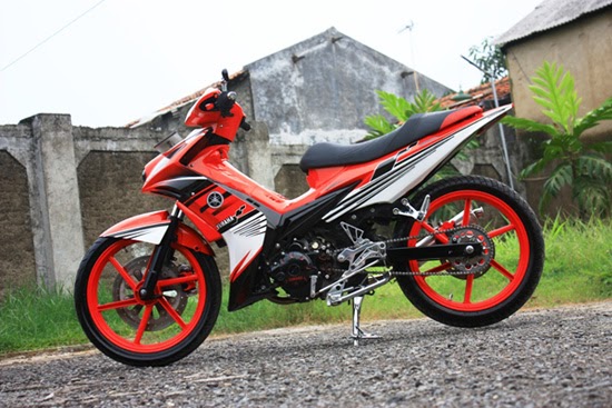 Elegan Unik Modif Yamaha Jupiter MX 135LC serta