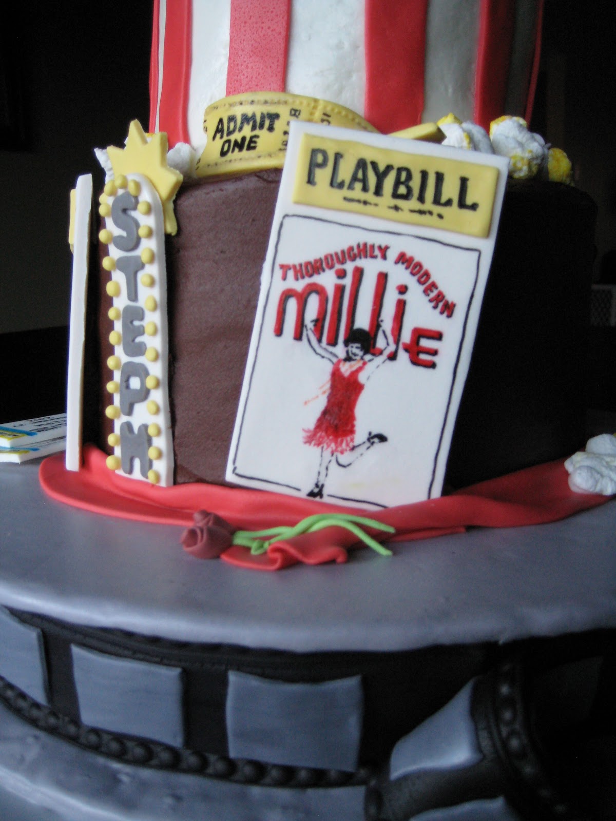 Custom Cakes by Julie Theater Cake Cinema and Broadway