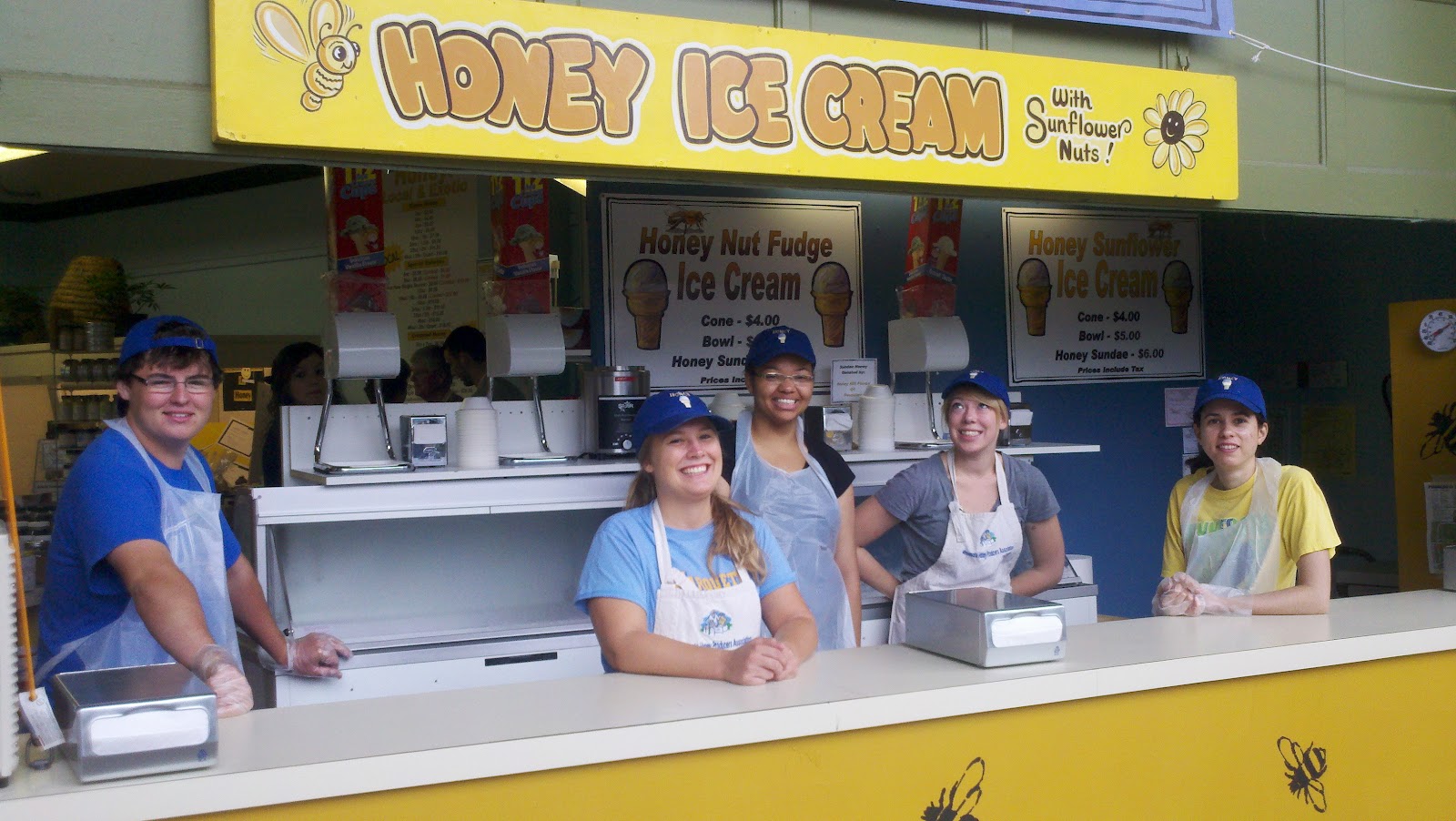 What Should I Be Doing With My Bees This Month? State Fair Ice Cream Booth