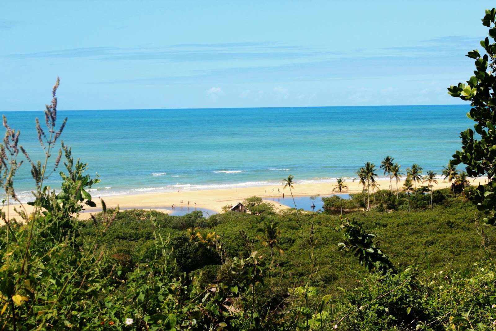 a praia vista do Quadrado