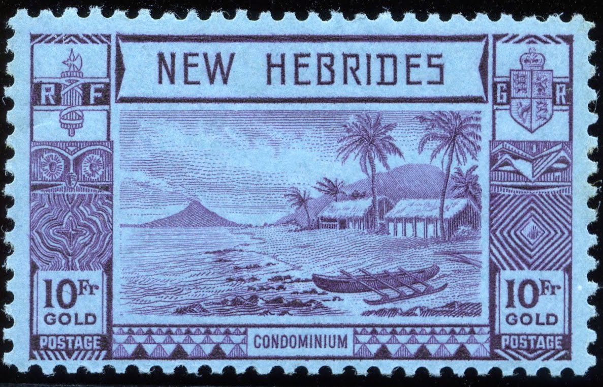 King VI Postage Stamps New Hebrides Stamps 1938 1949
