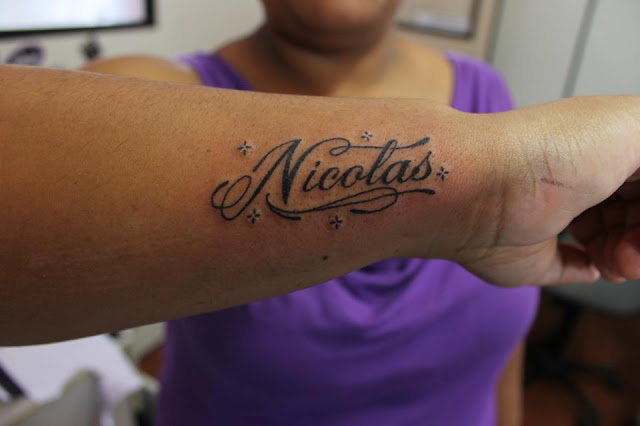 Val Studio Tattoo: tattoo nome nicolas