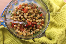 Chick Pea Salad with Mint and Tomato