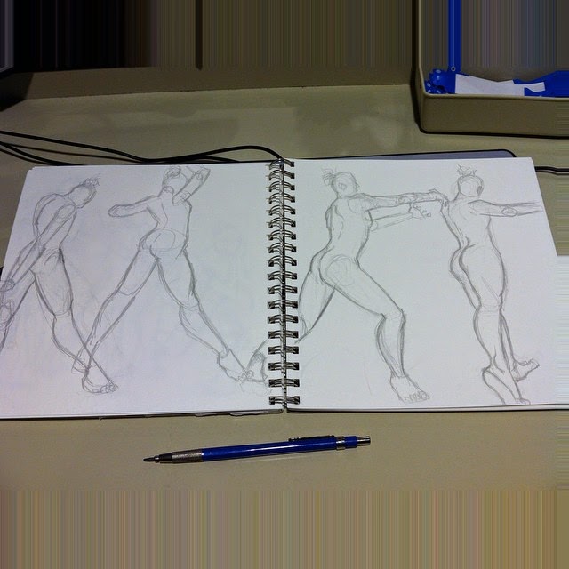 Dance sketching