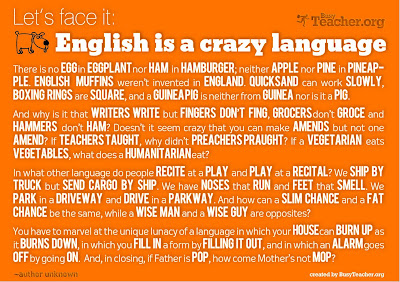 The crazy English language...  English+is+a+crazy+language