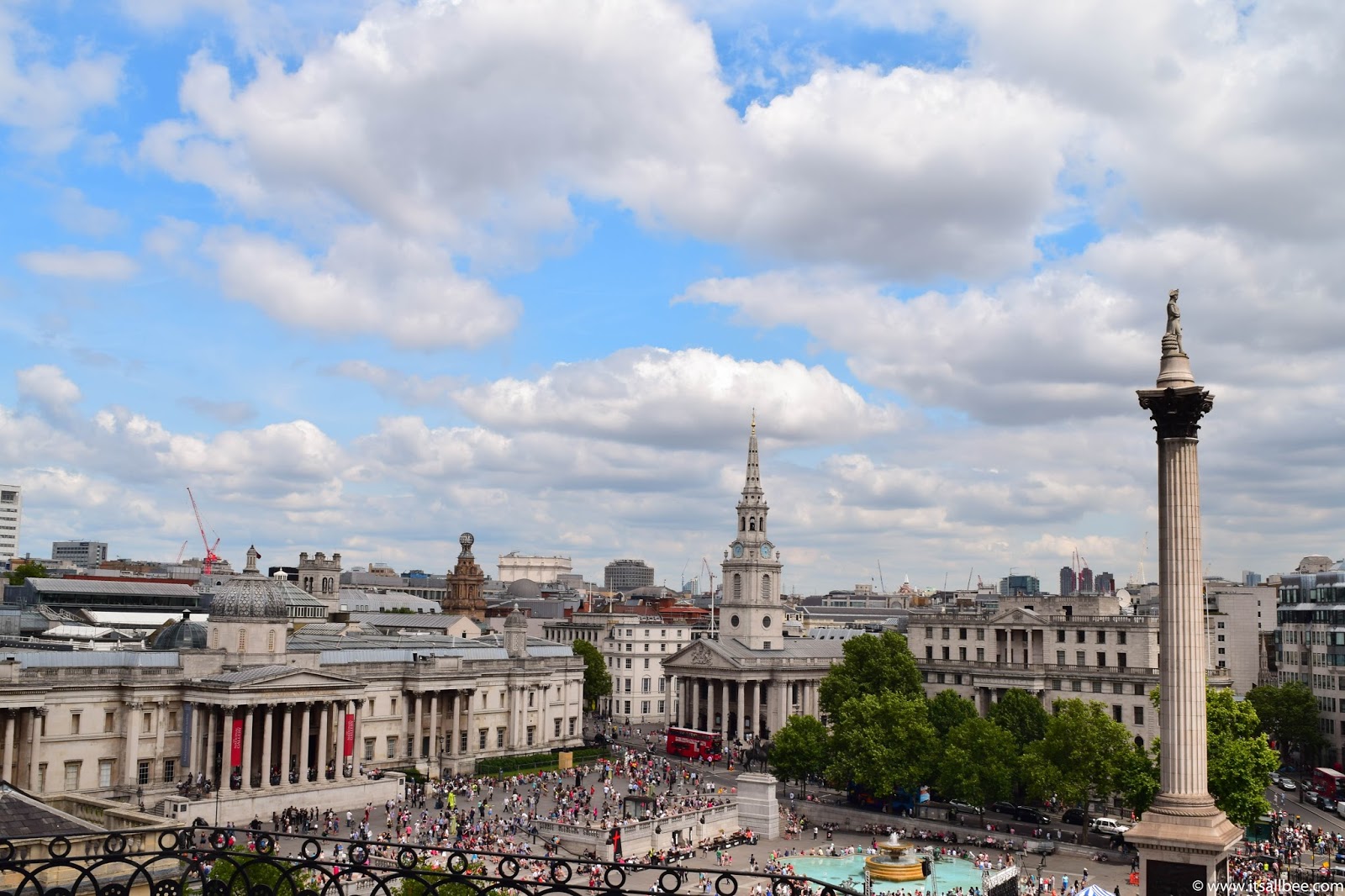 Vista Bar On Trafalgar Square Plus London's Best Roof Top Bars ItsAllBee