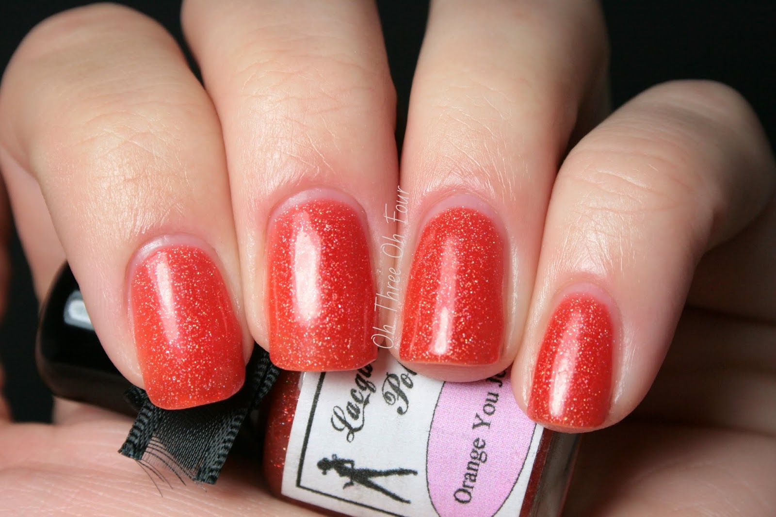 Oh Three Oh Four Lacquerhead Polish Blueberry YumYum, Cherry Bomb