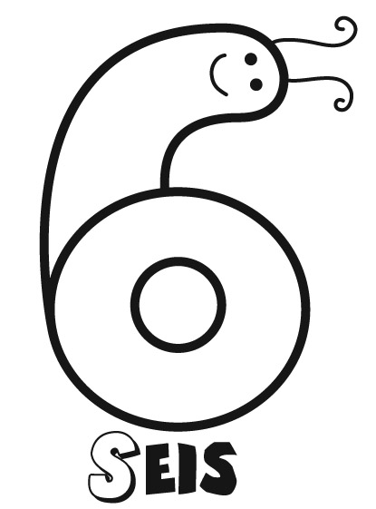 Numeros Del 6 Al 10 Para Colorear Imagui