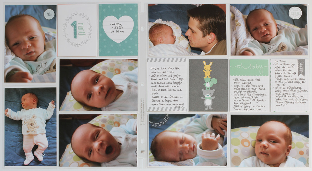 Babyalbum für meinen Jungen { Conibaers creative desk } Constanzes