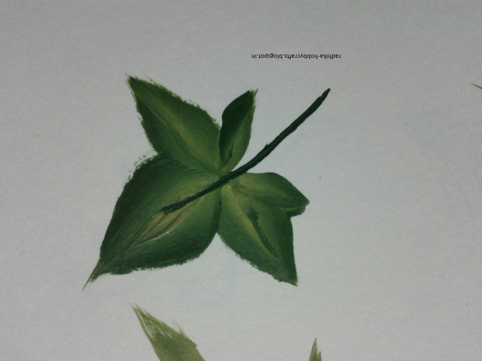 Hobby Crafts ) One stroke painting leaves