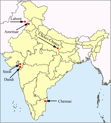 Amritsar In India Political Map The Three National Leaders Of India: Hunter Committee Report,1919-1920