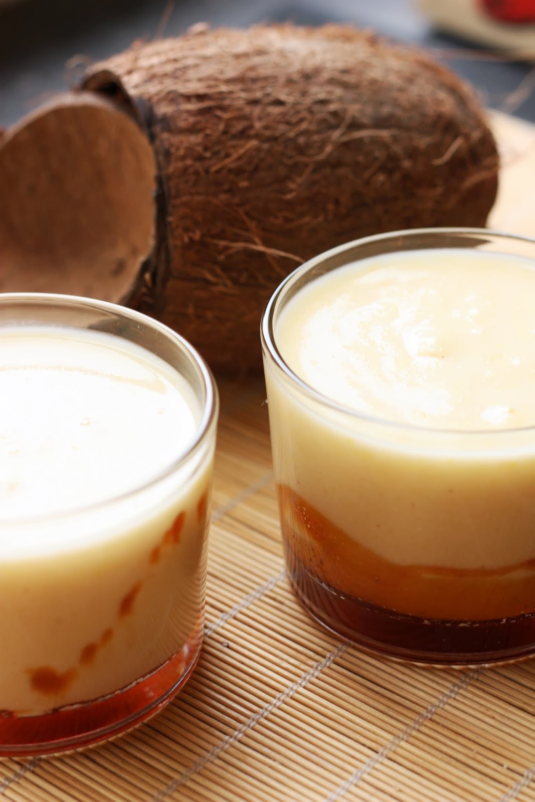 Les Petits Plats De Rose Gateau De Semoule De Mais Au Lait De Coco