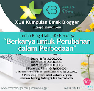 http://emak2blogger.com/2016/01/20/lomba-blog-4tahunkeb-dan-xl-berhadiah-lebih-dari-rp-10-juta/