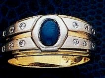 anillo de oro mujer