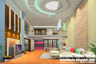 10 unique False ceiling modern designs interior living room ...