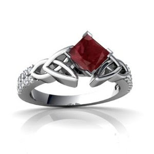 ruby engagement ring