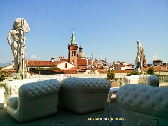 La terrazza della Basilica Palladiana