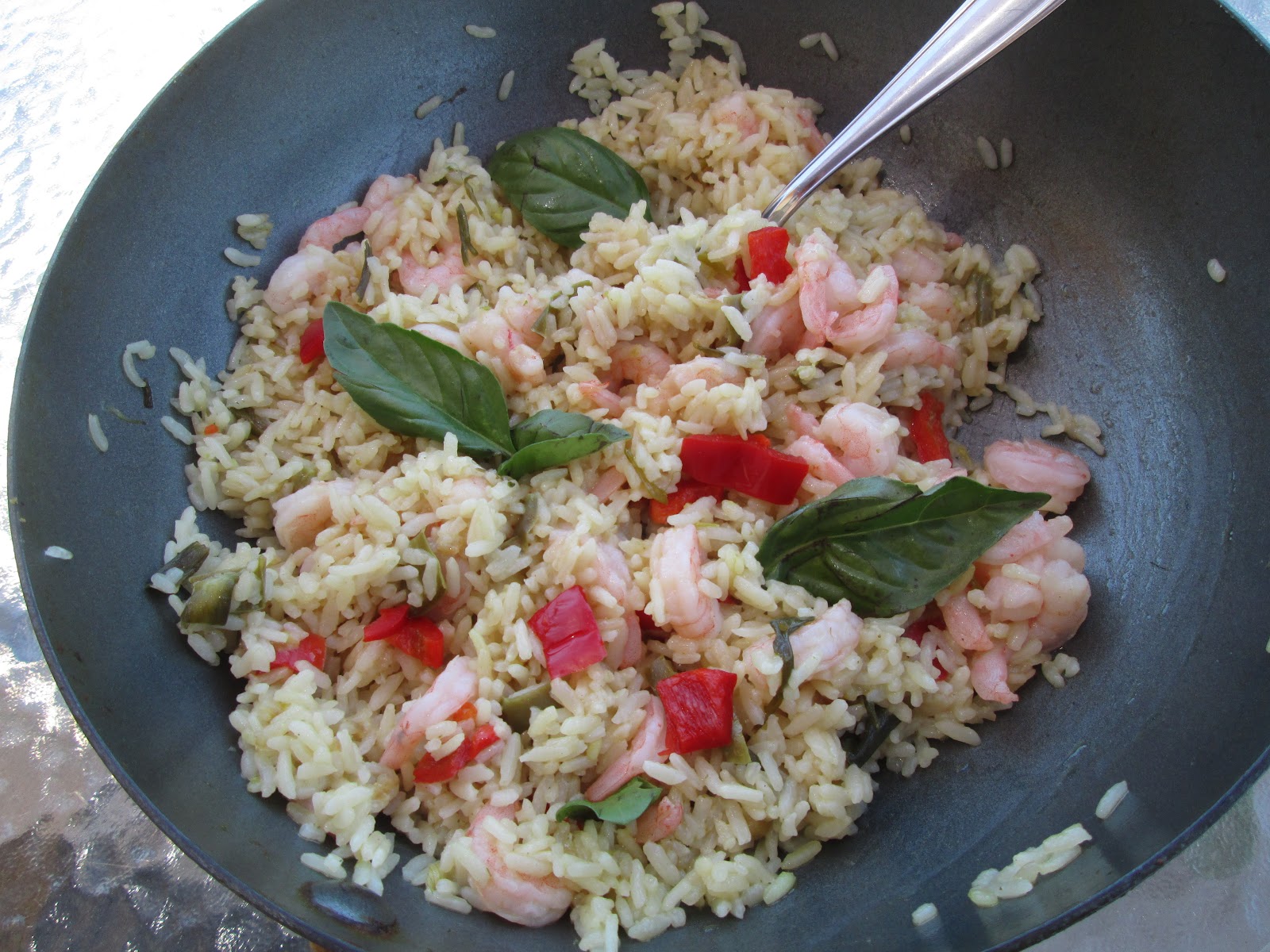 Canela kitchen (gloria) prawns pilaf