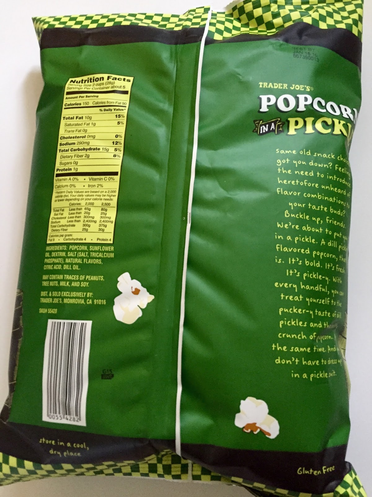 Trader Joe's Popcorn in a Pickle