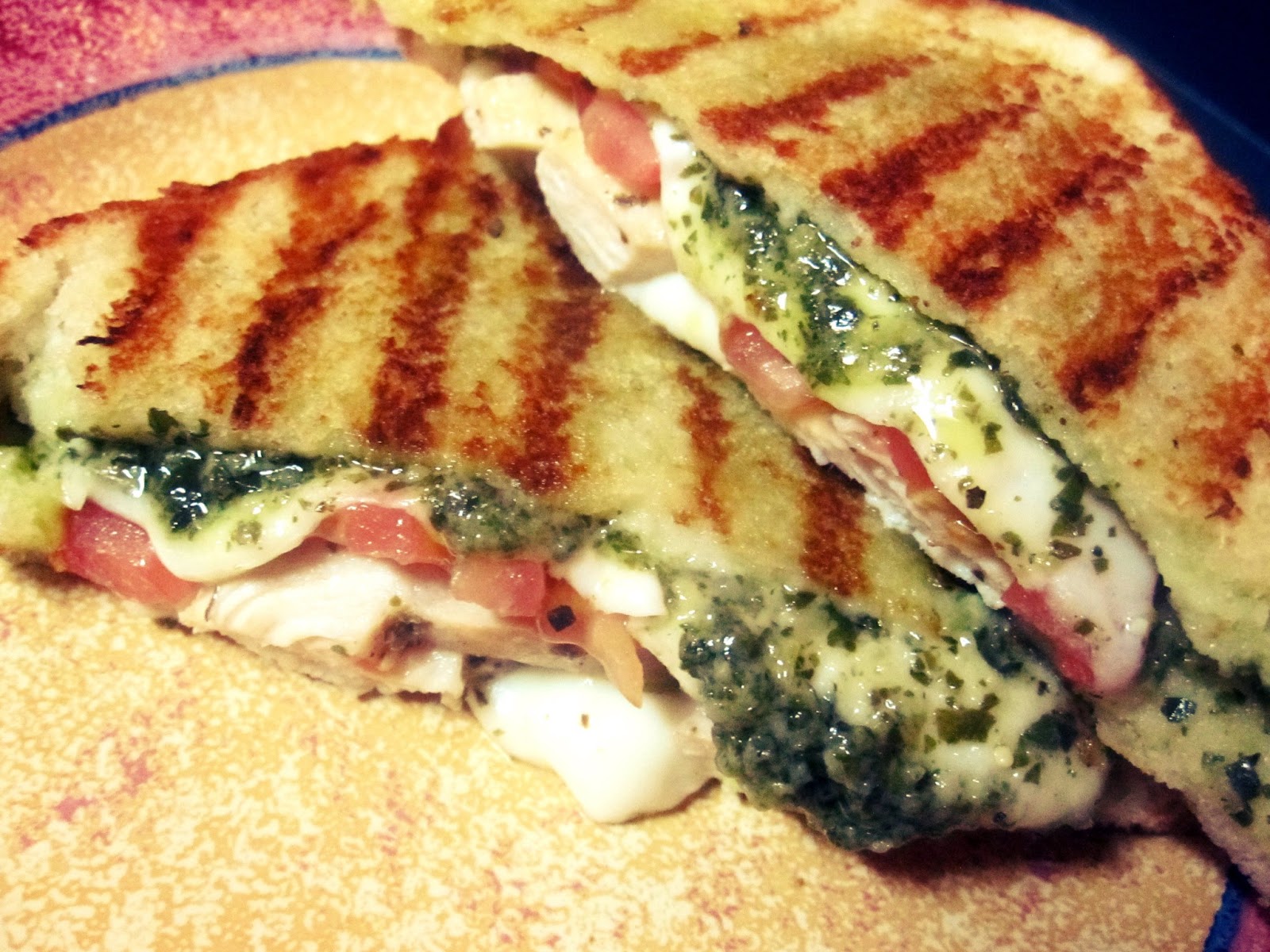 Nuestro Buen Provecho Chicken & Pesto Panini