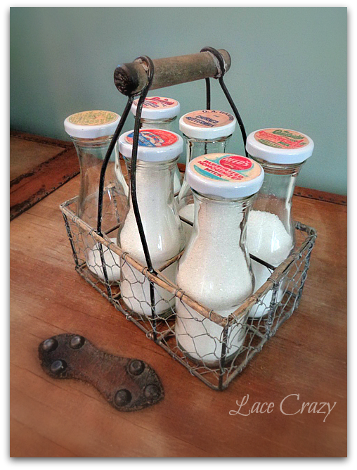 Lace Crazy Garden Fresh Mint Flower Arrangement...