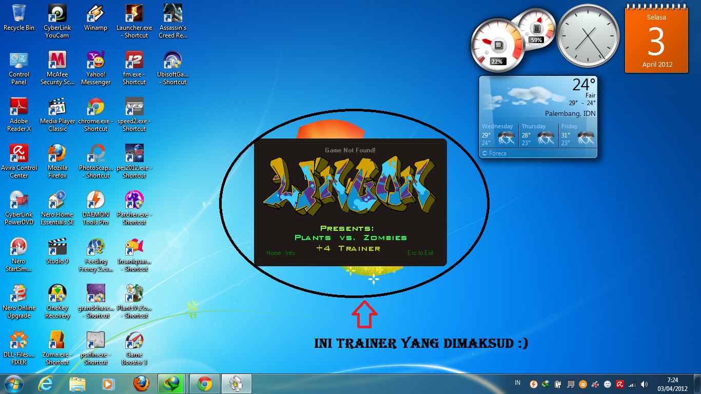 Plants vs Zombies 6 Trainer for 1201093 Download