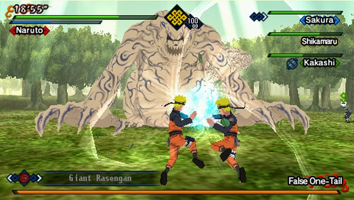 Download Game PSP Naruto Shippuden Kizuna Drive + Save Game Tamat