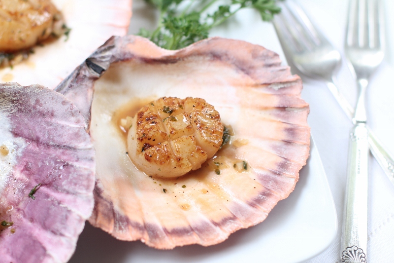 Pan Seared Diver Scallops with White Wine Sauce Beyond Sweet and Savory