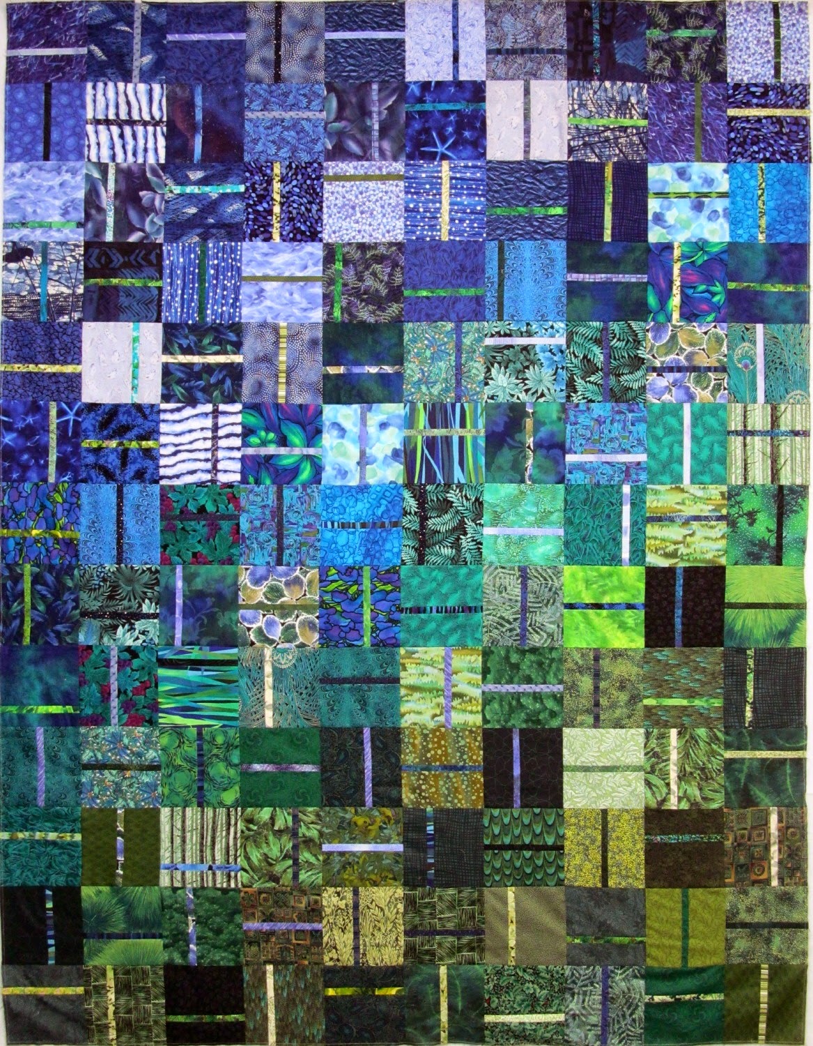 Exuberant Color Blue and green