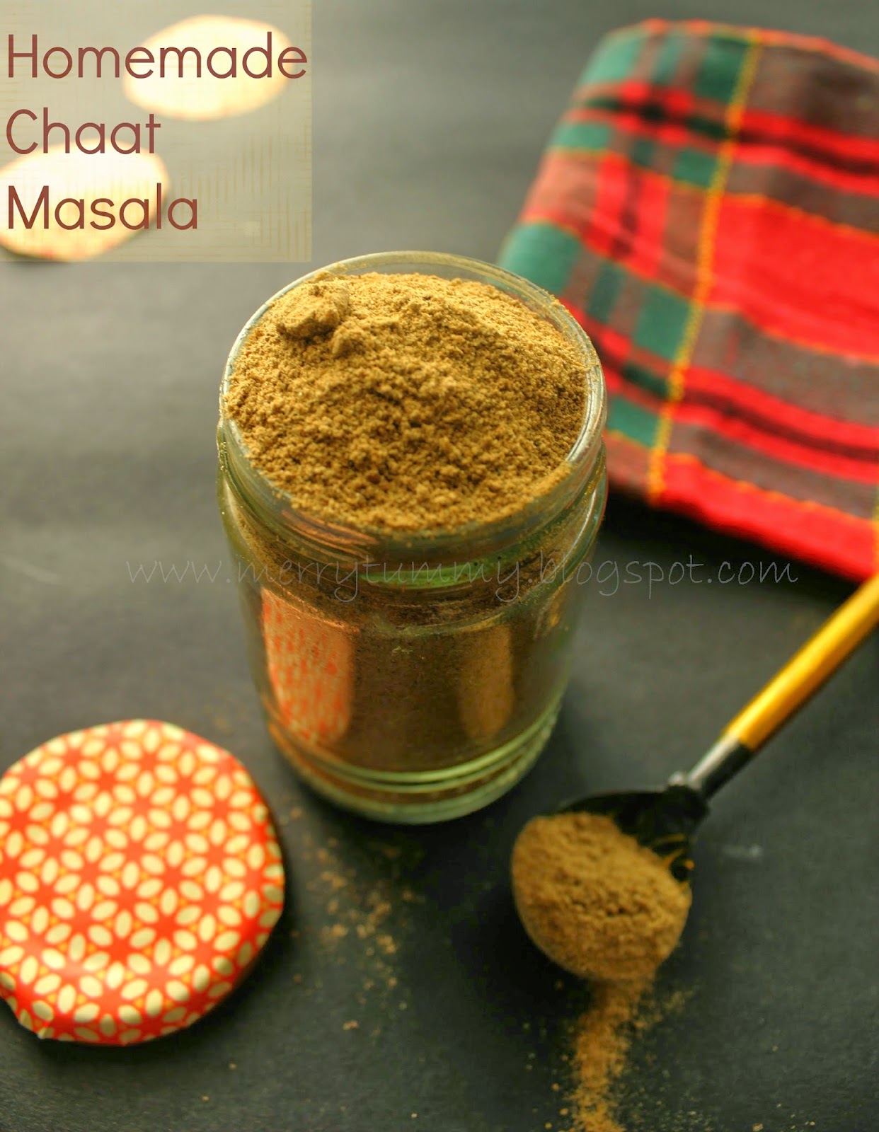 Merry Tummy Homemade Chaat Masala, Indian Spice Mix