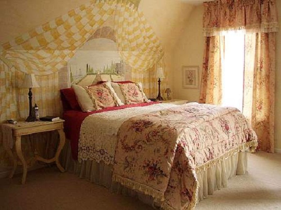 outdoor kitchen furniture: romantic wedding bedroom