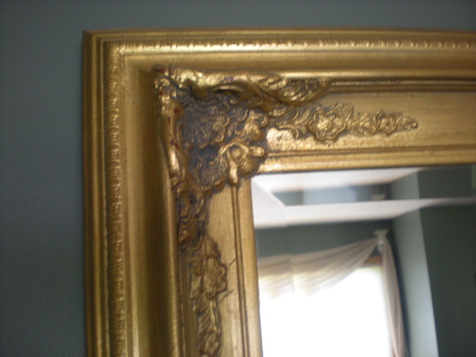 Natural Homemade Living Updating A Mirror With Paint