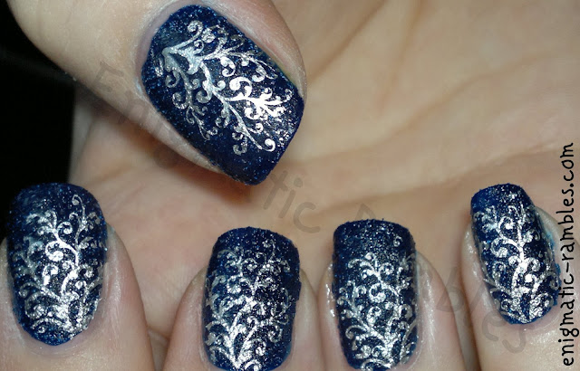 bundle-monster-bm225-rock-hard-nail-effects-seventeen-17-blue-textured-stamping-stamped
