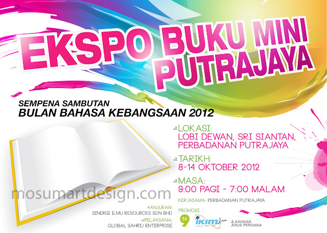 backdrop design ekspo buku