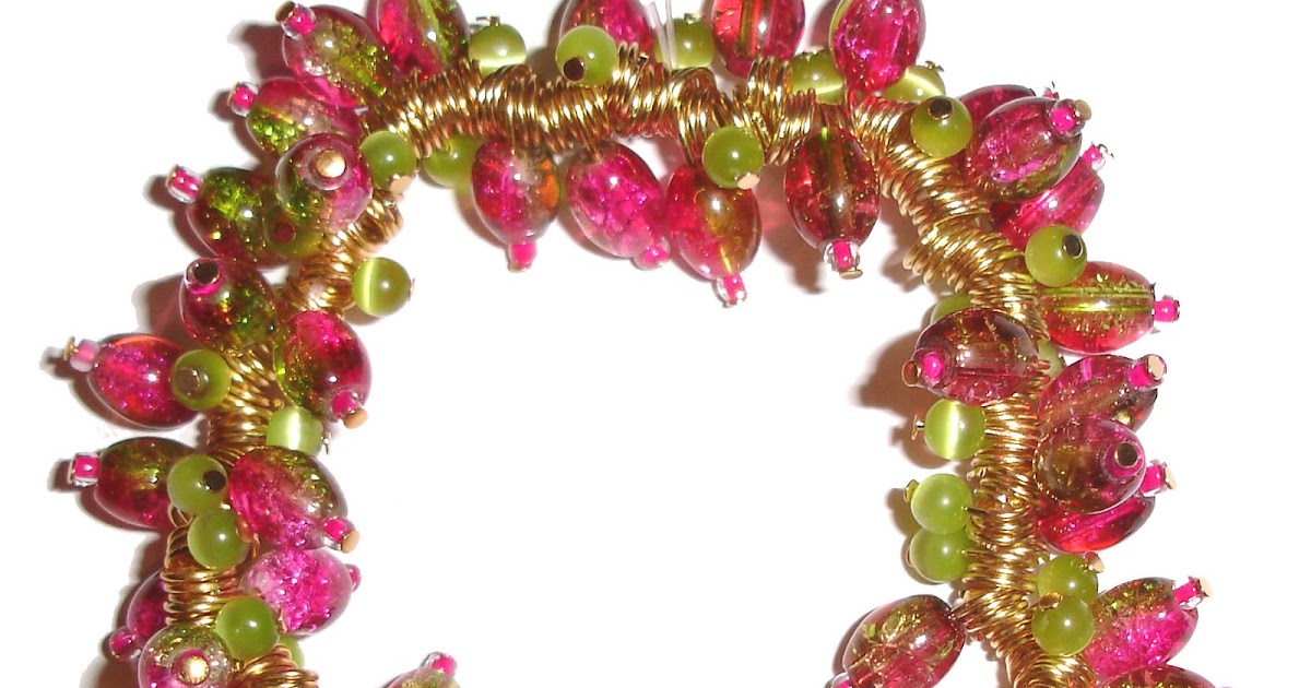 Sooz In The Shed... Springtime Stretchy Coil Bracelet