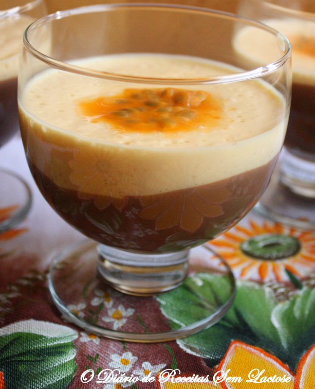Diário Sem Lactose: Mousse de Maracujá com Trufas de Avelã Sem Lactose