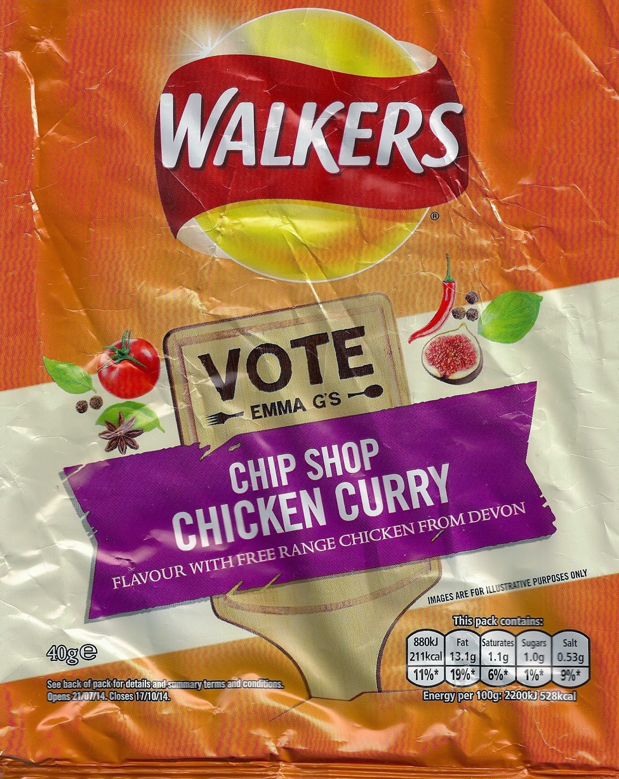 Cheeseburger Crisps & Other Stories Walkers Chip Shop Chicken Curry