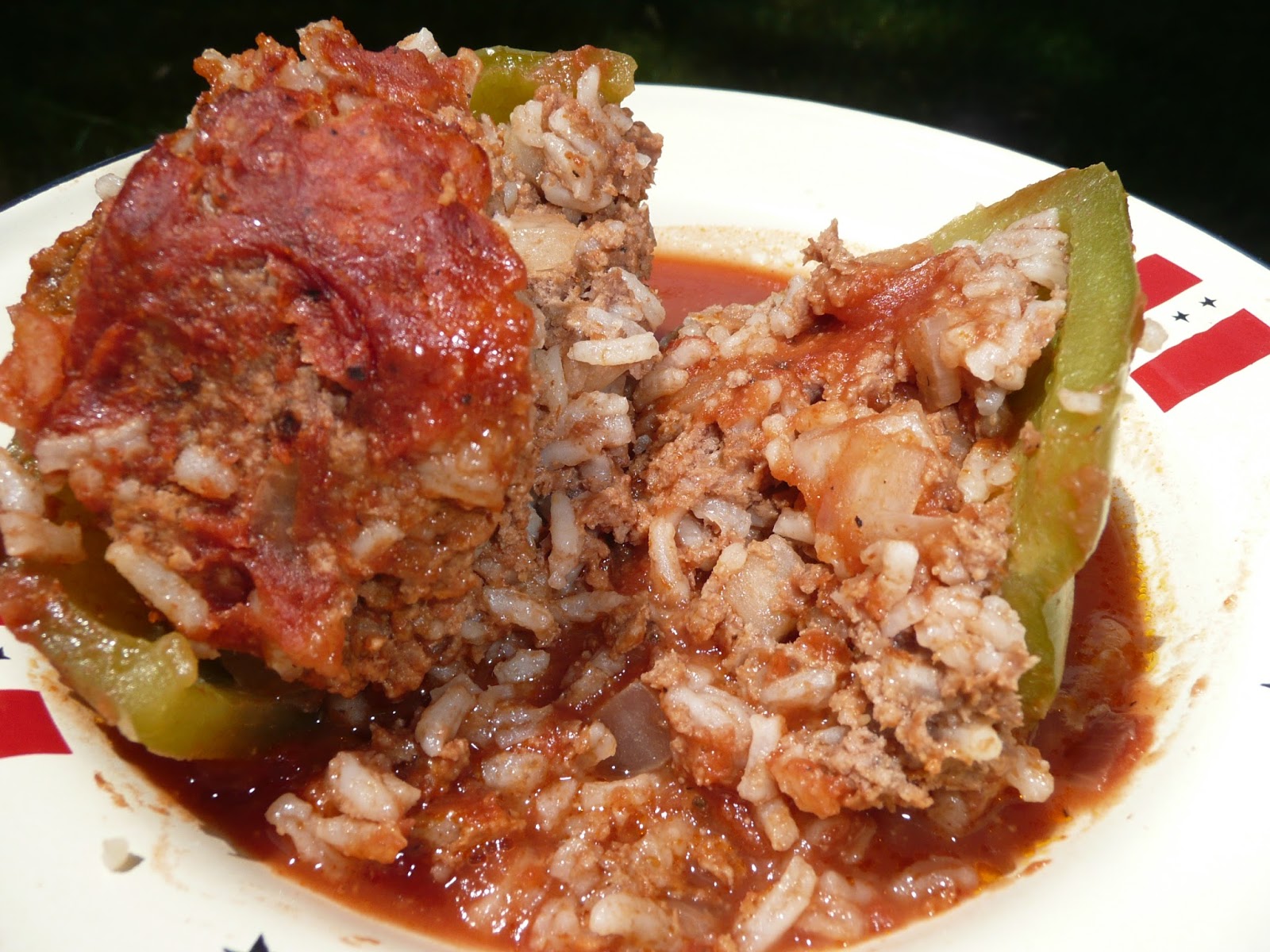 Everyday Dutch Oven Summer Stuffed Peppers