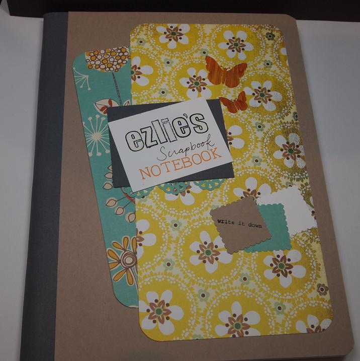 made by EJP My "Scrapbook Notebook"