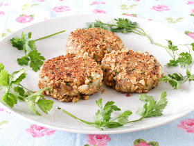 Lemon Pepper Cashew Cutlets