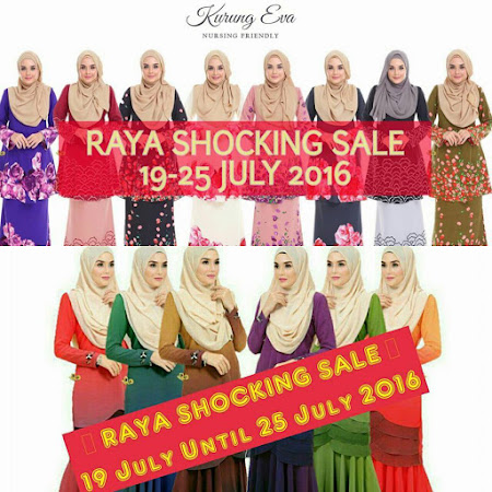 Raya Shocking sale semuanya murah saja!!!  Sangat Memukau Pandangan.