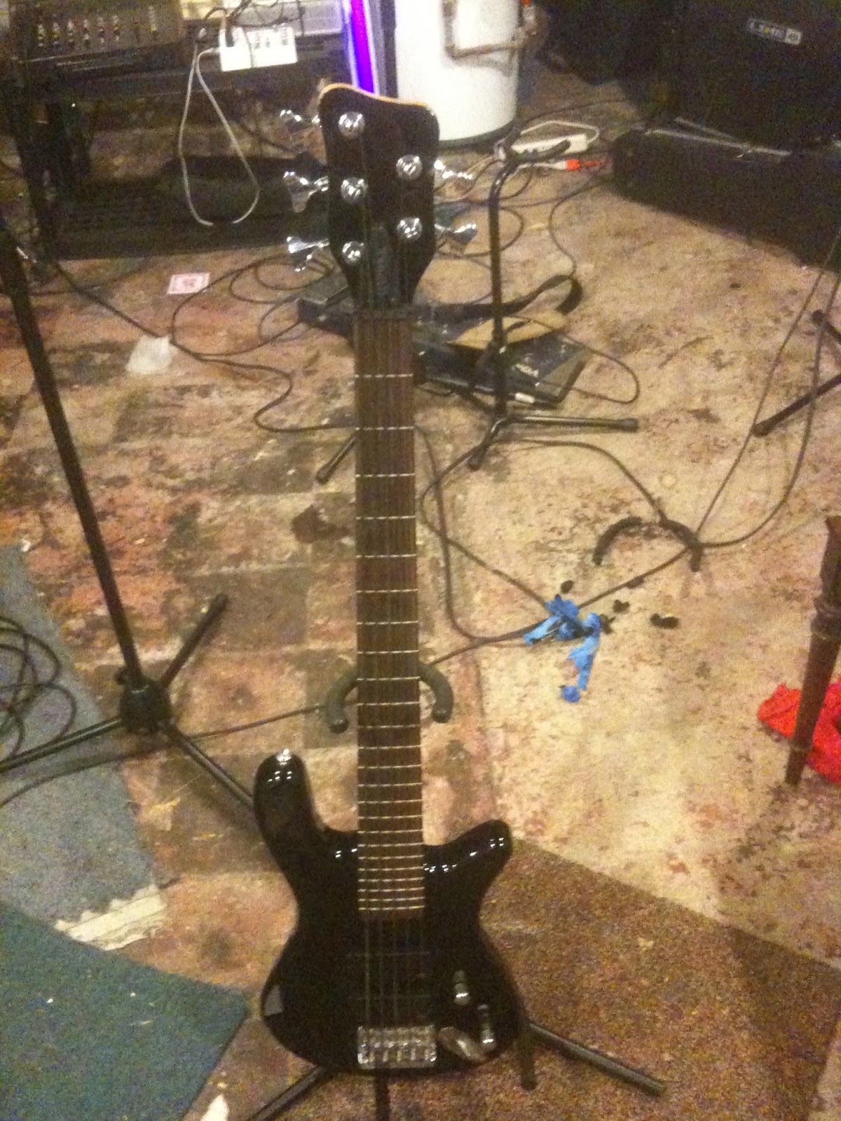 This, that, and the other thing Bass Guitar Headstock Paint Job