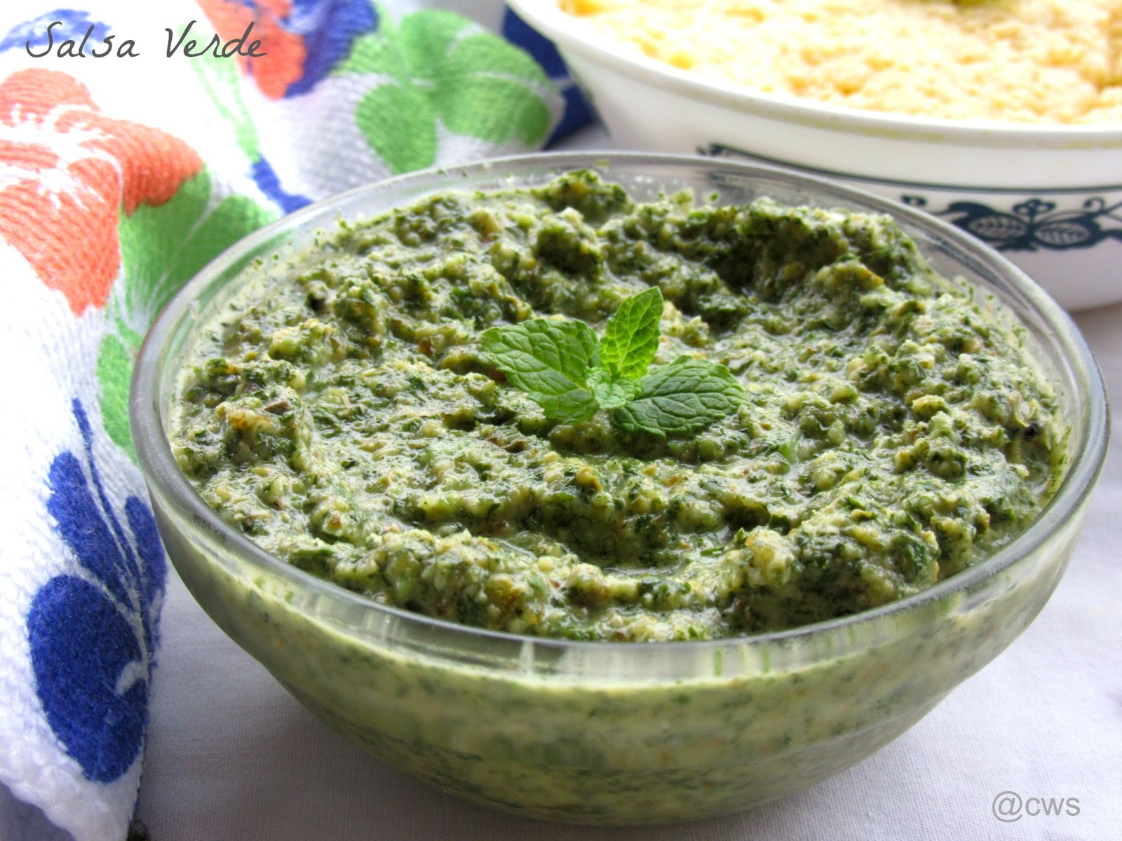 Spanish Salsa Verde Cooking With Sapana