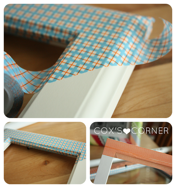 washi tape frame